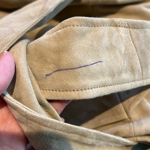 Lauren Ralph Lauren Black Label Women’s Tan Suede Fit & Flare Dress Size 12 - Picture 8 of 15